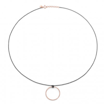 Collana Black Small Circle