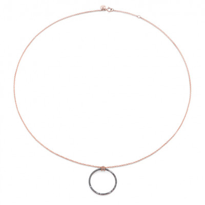 Collana Black Diamonds Circle