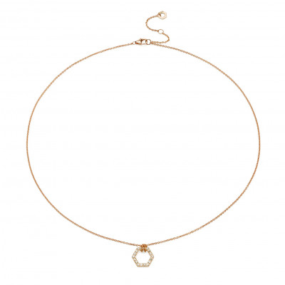 Collana Amuleto Full Diamonds Yellow S