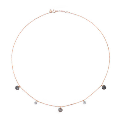 Collana Small Diamonds Multipaillettes