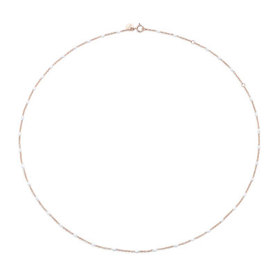 Collana Pink White Dots