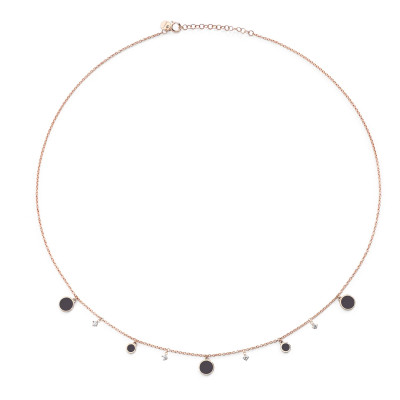 Collana Chocolate Multi Paillettes