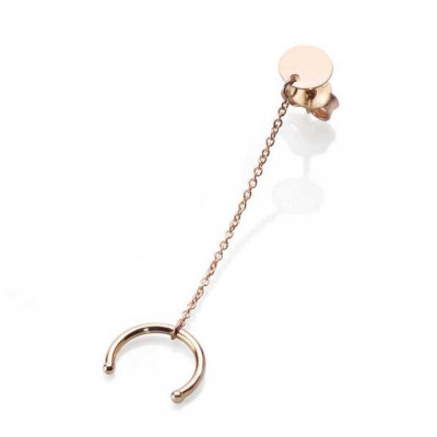 Orecchino Paillette con Earcuff