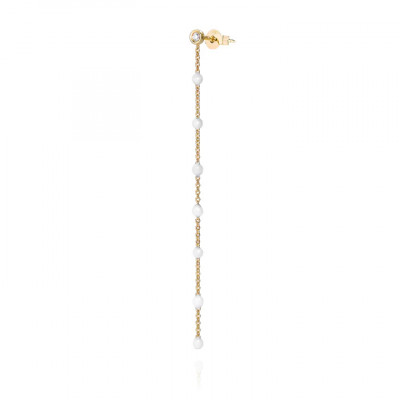 Orecchino Yellow Diamond White Dots