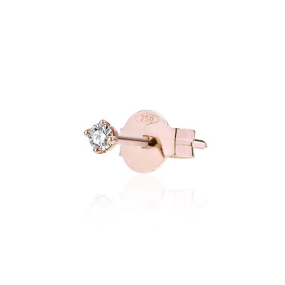 Orecchino Rose Solitaire S
