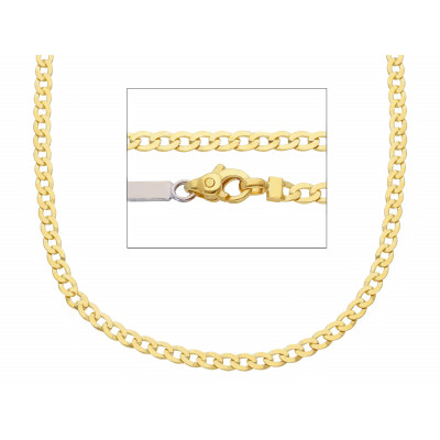 Catena grumetta filo 0,70 in oro giallo 50 cm