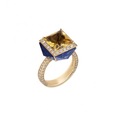 Anello Piazzetta in oro giallo 18kt