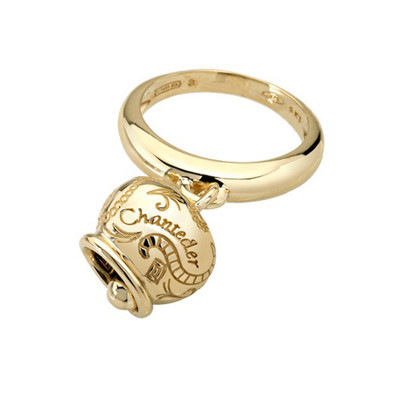 Anello Campanella media in oro giallo