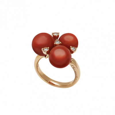 Anello Cherie corallo rosso