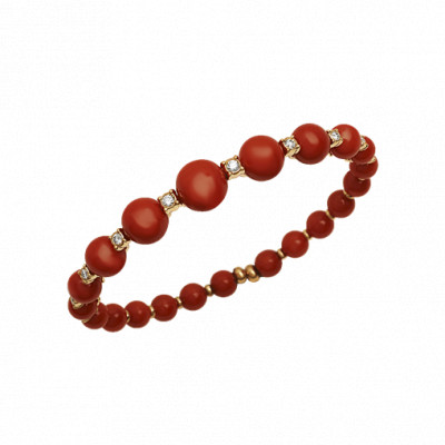 Bracciale Cherie Corallo rosso