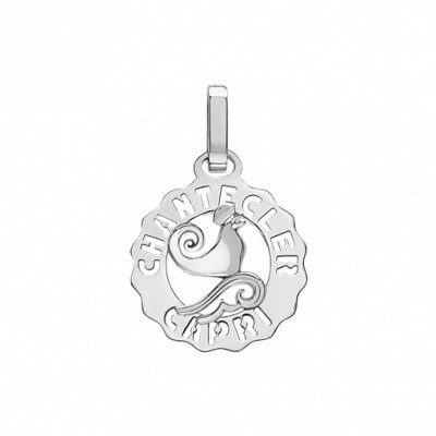 Ciondolo Mini Logo Gallo in argento