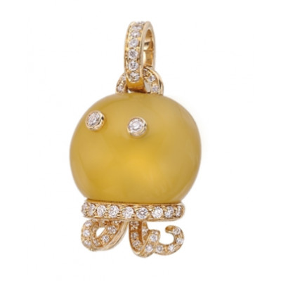 Ciondolo Campanella Polpo