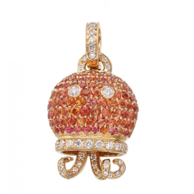 Ciondolo Campanella Polpo