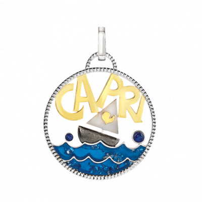 Ciondolo Et Voilà Logo Chantecler Argento