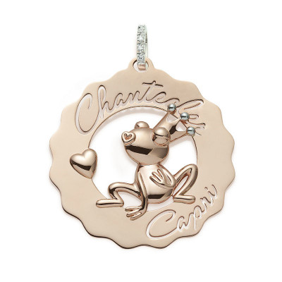  Ciondolo logo grande Principessa Ranocchio