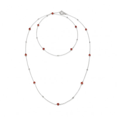 Collana Tiffany corallo rosso