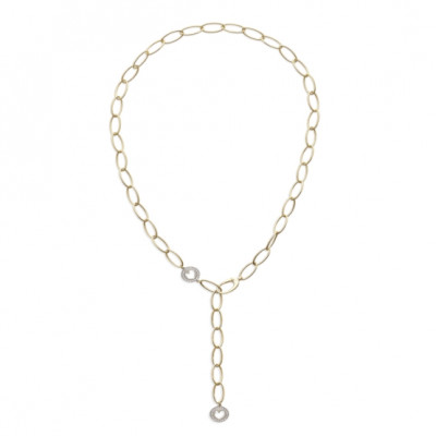 Collana in oro giallo e diamanti