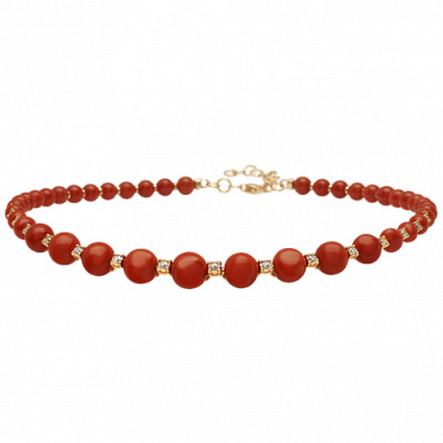 Chocker Cherie Corallo rosso