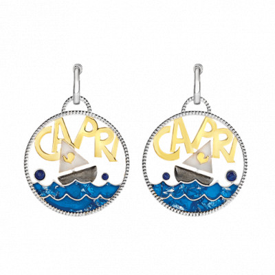 Orecchini Et Voilà Logo Chantecler Argento