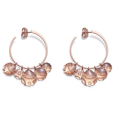 Orecchini Cerchi Multicharms