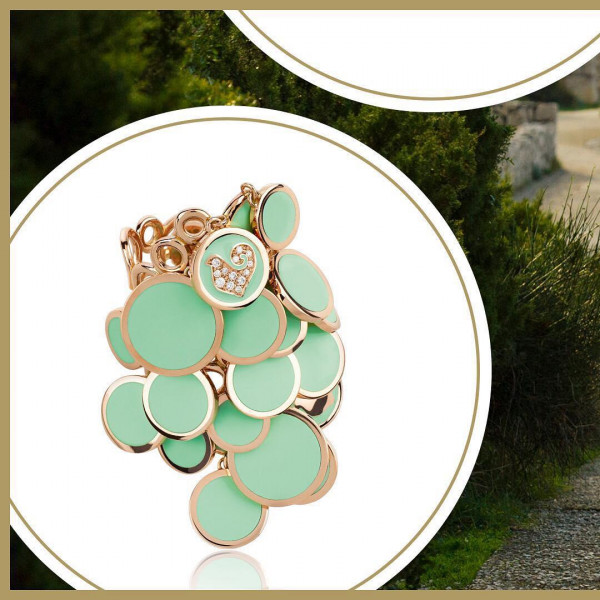 chantecler pailettes anello verde