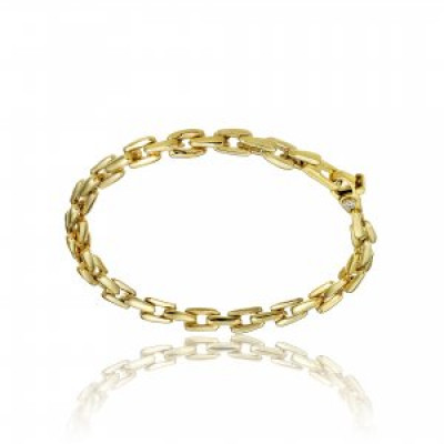 Bracciale Accenti oro giallo