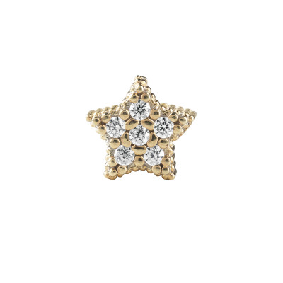 Charm #mywords Stella Argento Gold