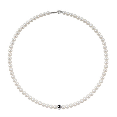 Collana Paradise Oro Bianco Perle Fiume