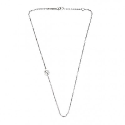 Collana in argento con logo Chantecler