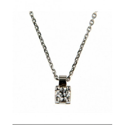 Collana con Diamante 0,25 Ct