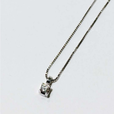 Collana con Diamante 0,05 Ct