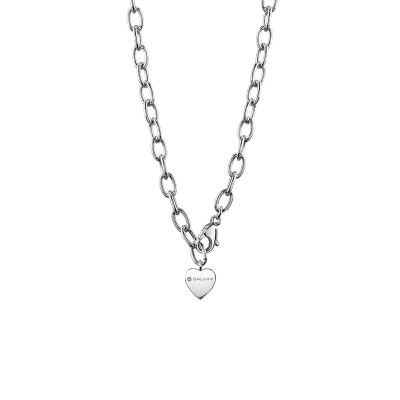 Collana in argento con diamante