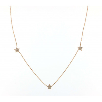 Collana Stelle Diamanti