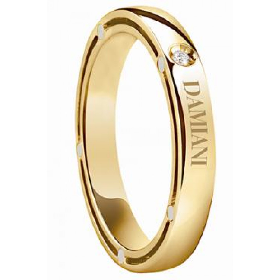 GioielleriaPivano Damiani Fede nuziale in oro giallo