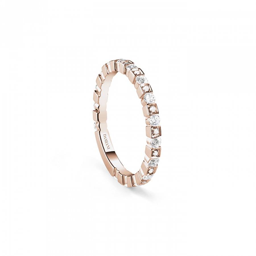 Damiani Veretta Belle Epoque oro rosa e