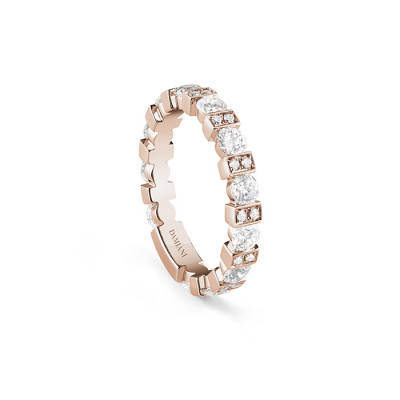 Veretta Belle Epoque oro rosa e diamanti 3.50 mm