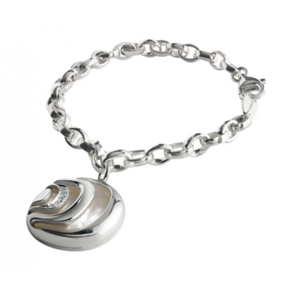 Bracciale Damianissima argento e madreperla