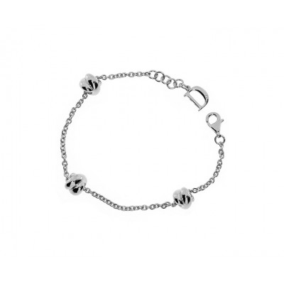 Bracciale in argento con diamante