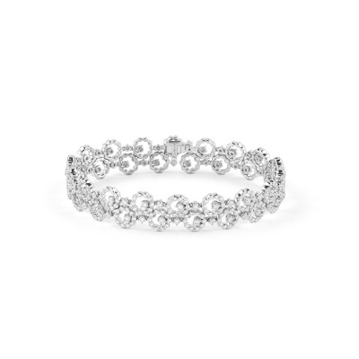 Bracciale Juliette in oro bianco e diamanti