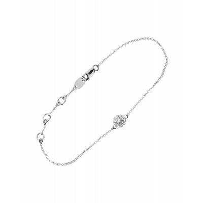 Bracciale Margherita in oro bianco e diamanti