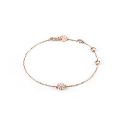 Bracciale Margherita in oro rosa con diamanti 