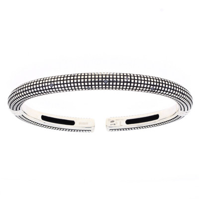 Bracciale Metropolitan in argento e diamanti