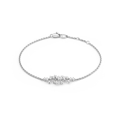 Bracciale Mimosa in oro bianco e diamanti