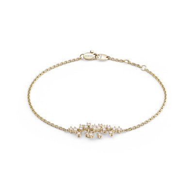 Bracciale Mimosa in oro giallo e diamanti