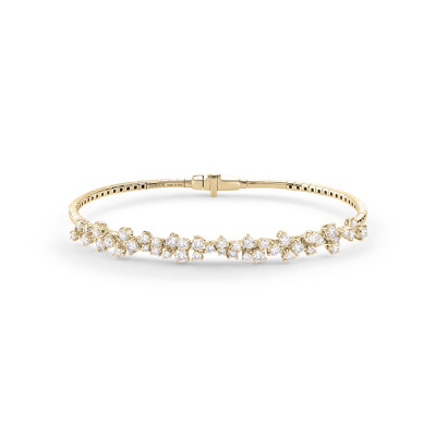 Bracciale Mimosa Flexi in oro giallo e diamanti