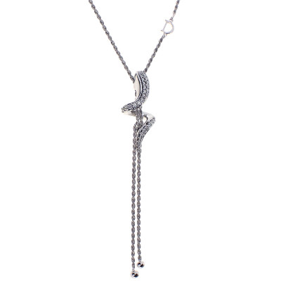 Collana Eden in oro bianco e diamanti