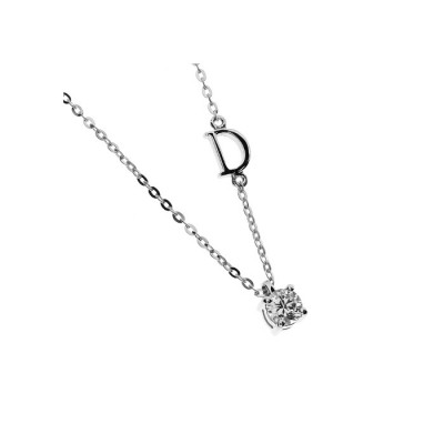 Collana Veramore in oro bianco con diamanti 0,40 ct