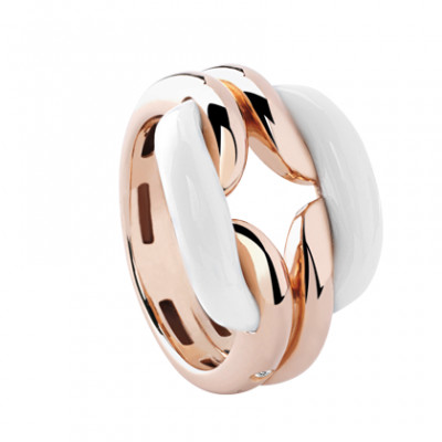 Anello D.Lace oro rosa e agata