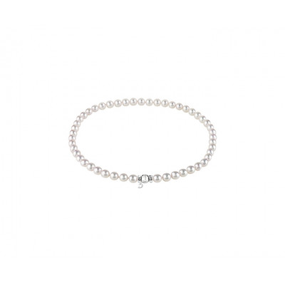 Collana in perle Japan diamanti