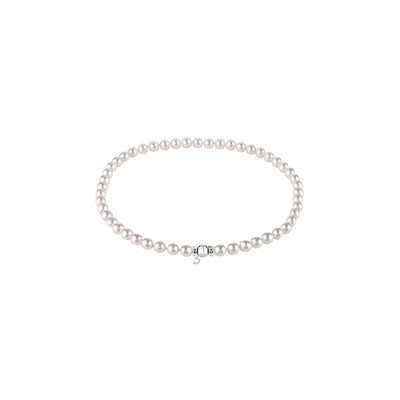 Collana in perle Japan diamanti